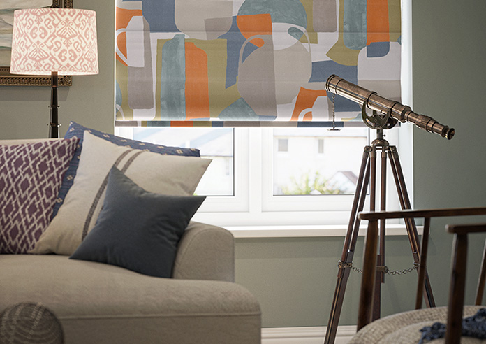 Athena, Steel - Roman Blind - Image 5
